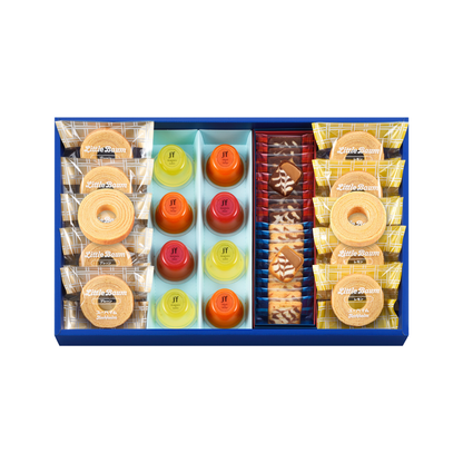 【夏季限定】バウム・ゼリー・焼き菓子詰合せ4種36個入り(LFS-50)